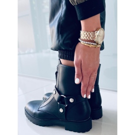 Cizme plate Oliver Black negru 2