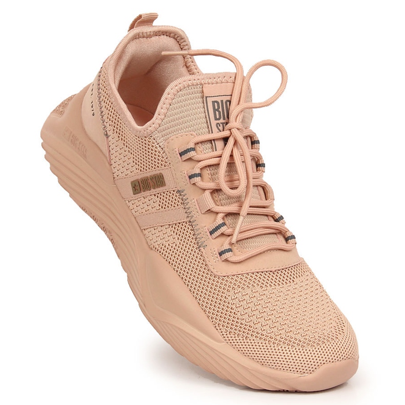 Pantofi sport ușoare de damă Big Star KK274348 roz 1