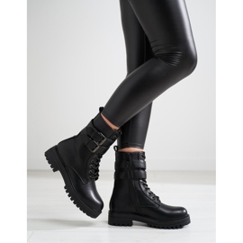 Lucratoare Shelovet cu catarame negru 1