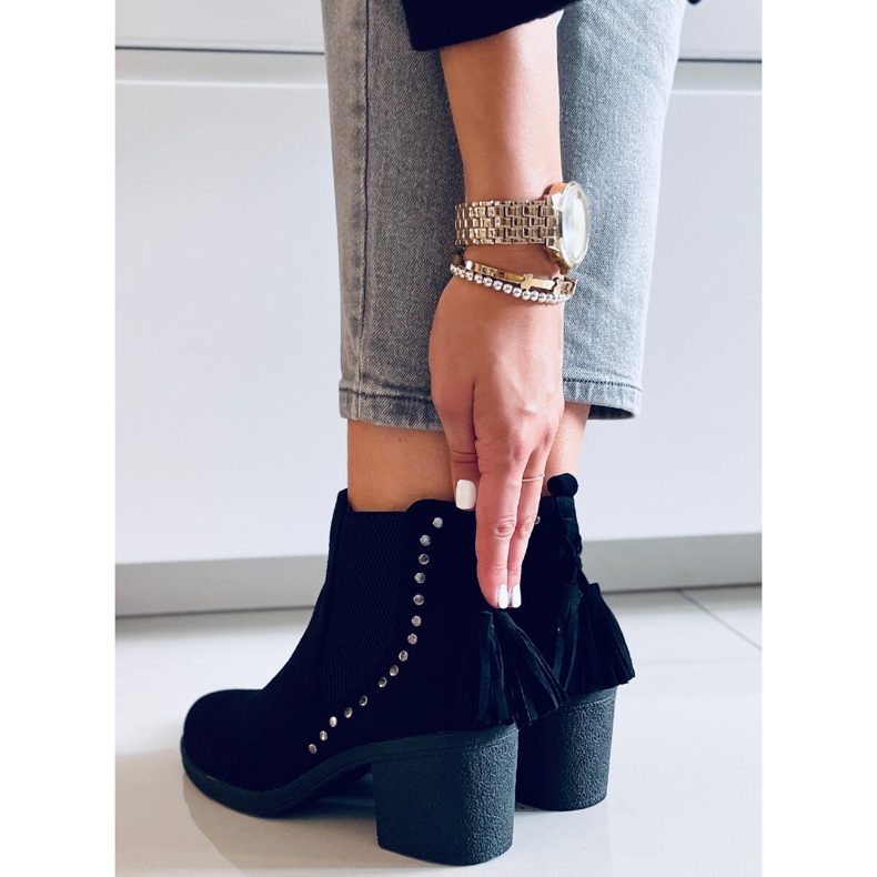 Tocuri înalte Logue Black negru 1