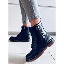 Cizme de lucru Siggy Black Matt negru 2