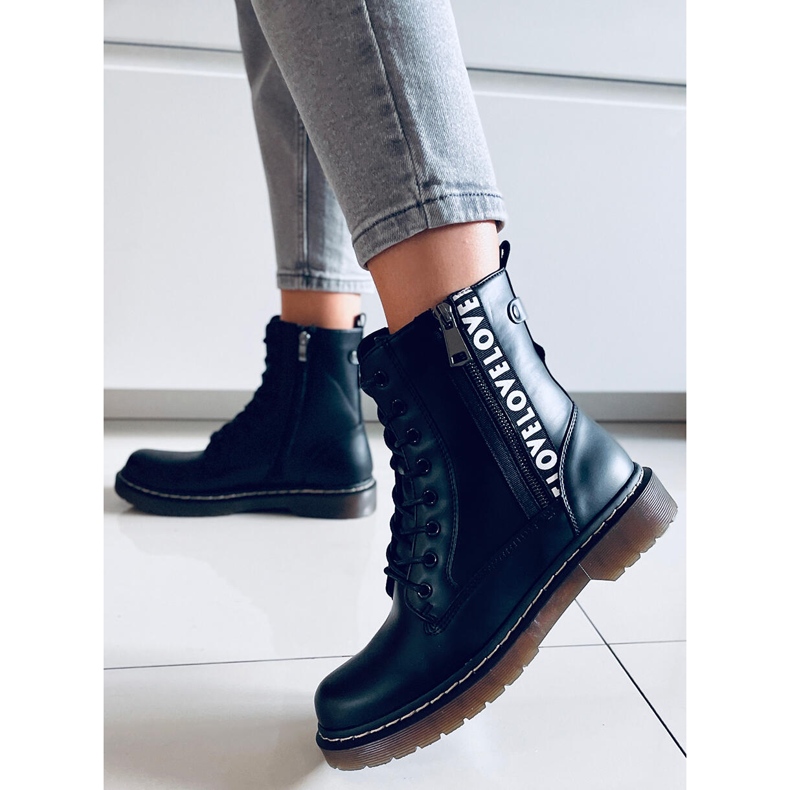 Cizme de lucru Siggy Black Matt negru 2