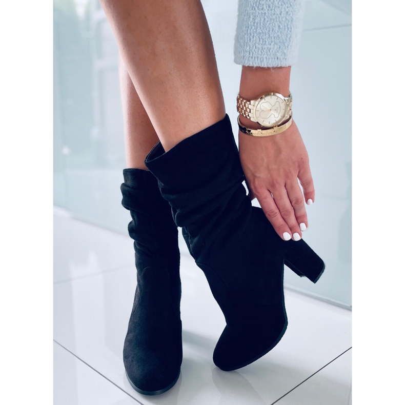 Tocuri înalte Pola Black negru 1