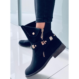 Cizme de dama Yidu Black negru 2