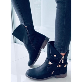 Cizme de dama Yidu Black negru 1