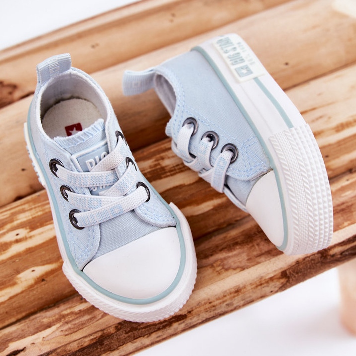 Pantofi Material Copii Big Star KK374053 Albastru 1