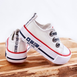 Adidași Material Copii Big Star KK374048 Alb 2