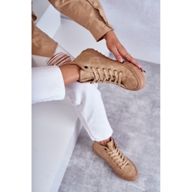 Adidași pentru femei Big Star High Warm Camel GG274072 bej 2