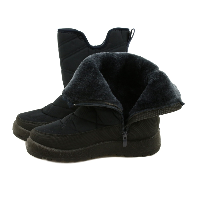 Evento Cizme de zăpadă pentru femei, rezistent la apă albastru bleumarin negru 6