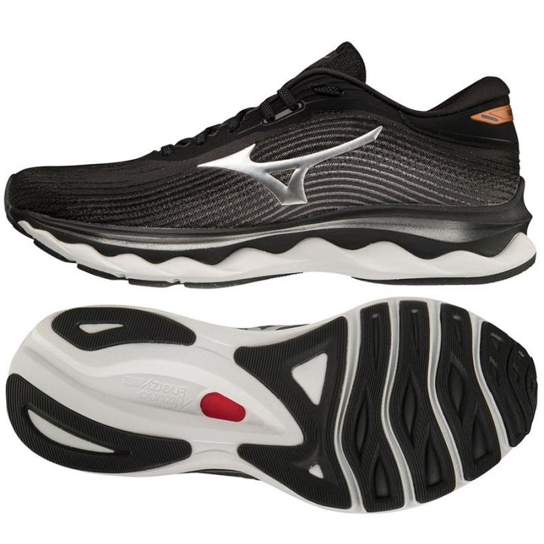 Pantofi de alergare Mizuno Wave Sky 5 J1GC210268 negru 1