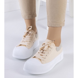 Tenisi bej pe platforma Kilkenny 1