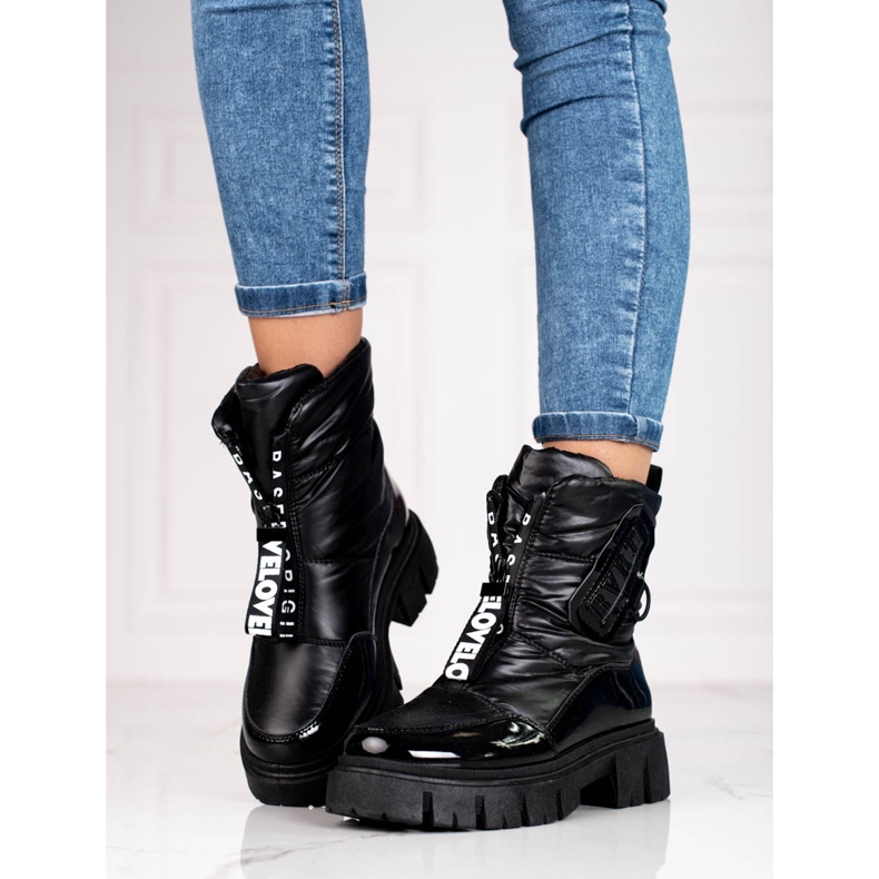 Genți negre izolate Shelovet de damă negru 1