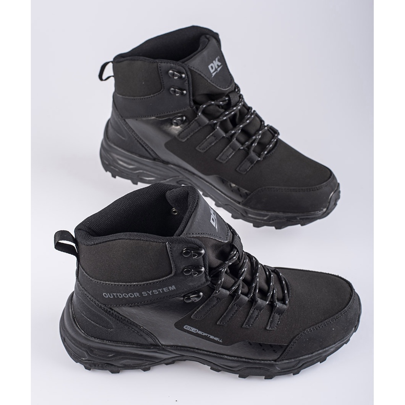 Pantofi de trekking pentru bărbați High DK Outdoor negru 1