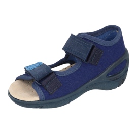 Pantofi copii Befado pu 065P170 albastru marin albastru albastru 2