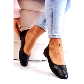 Evento Balerinele negre ale femeilor eco-piele negru 4