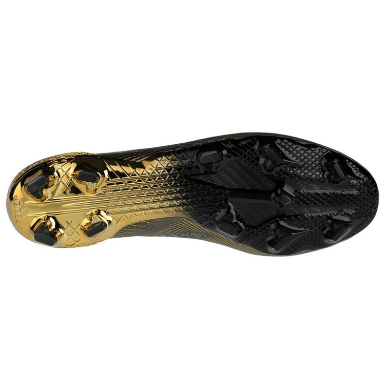 Ghete de fotbal Adidas X Ghosted + Fg M FX9098 negru de aur de aur 3 Ghete de fotbal Adidas X Ghosted + Fg M FX9098 negru de aur de aur 3