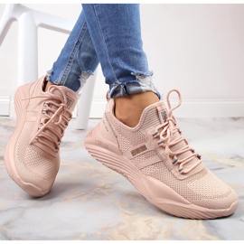 Pantofi sport ușoare de damă Big Star KK274348 roz 2