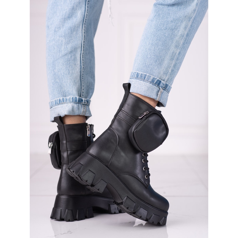 Genți negre de damă cu o geantă Shelovet negru 1