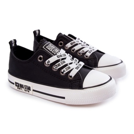 Pantofi de piele pentru copii Big Star KK374039 Negru 1