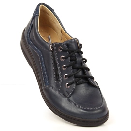 Pantofi confortabili de dama bleumarin Helios albastru 1