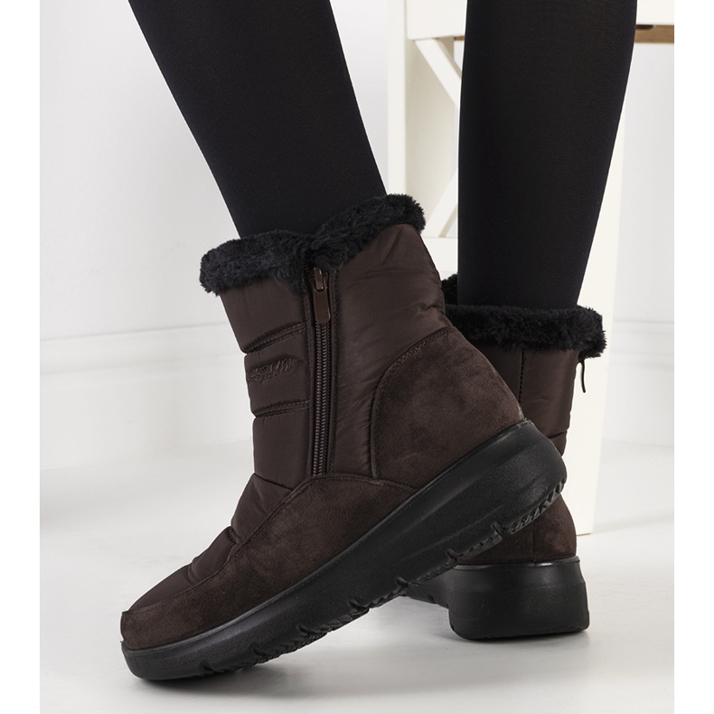 Cizme de zapada matlasate maro Azmarin 1 Cizme de zapada matlasate maro Azmarin 1