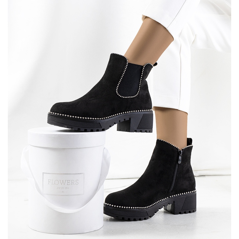 Cizme negre Eastcliff negru 1 Cizme negre Eastcliff negru 1