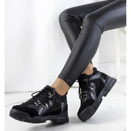 Pantofi negri Stratford negru 1