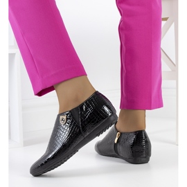 Pantofi Nelec lacuiti in negru 2