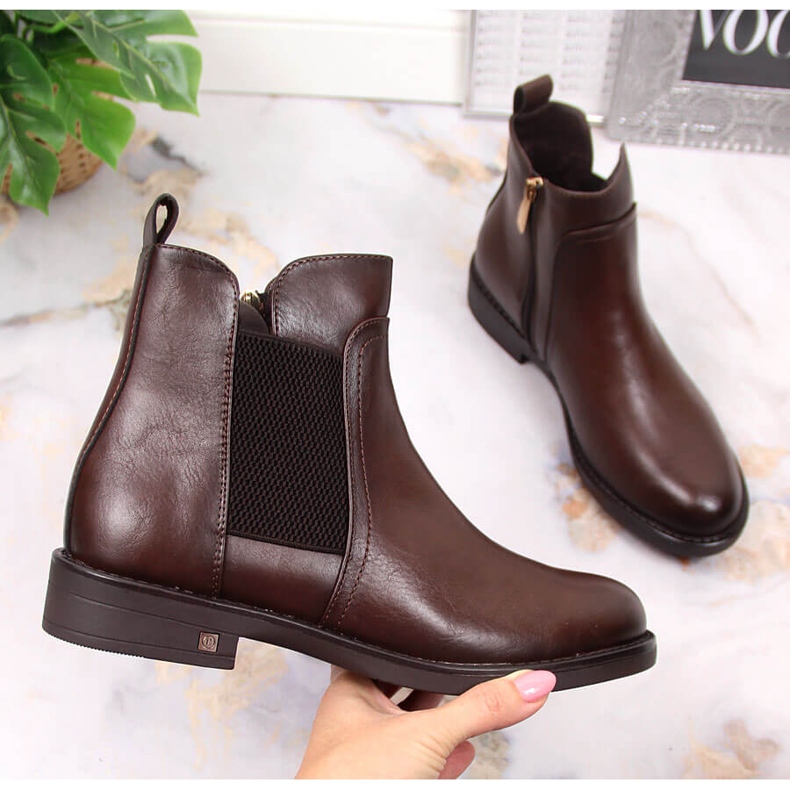 Maro Cizme de damă maro Jodhpur Potocki WOL95B 1 Maro Cizme de damă maro Jodhpur Potocki WOL95B 1