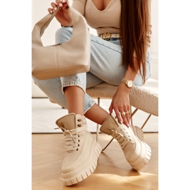 FG2 Cizme Confortabile Pe Platforma Bej Sanchio 6