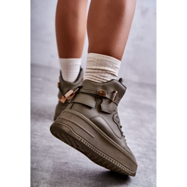 Pantofi sport de damă, lexa verde kaki 2