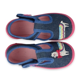 Pantofi copii Befado 531P117 albastru marin multicolor 2