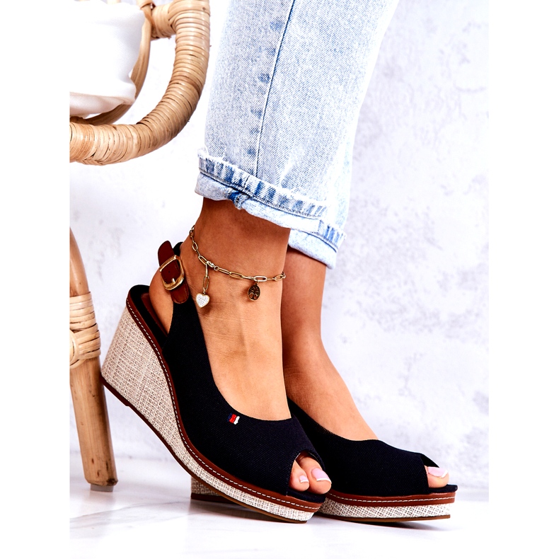 PS1 Sandale Confortabile Damă Cu Cataramă Thallas Negre negru 2 PS1 Sandale Confortabile Damă Cu Cataramă Thallas Negre negru 2