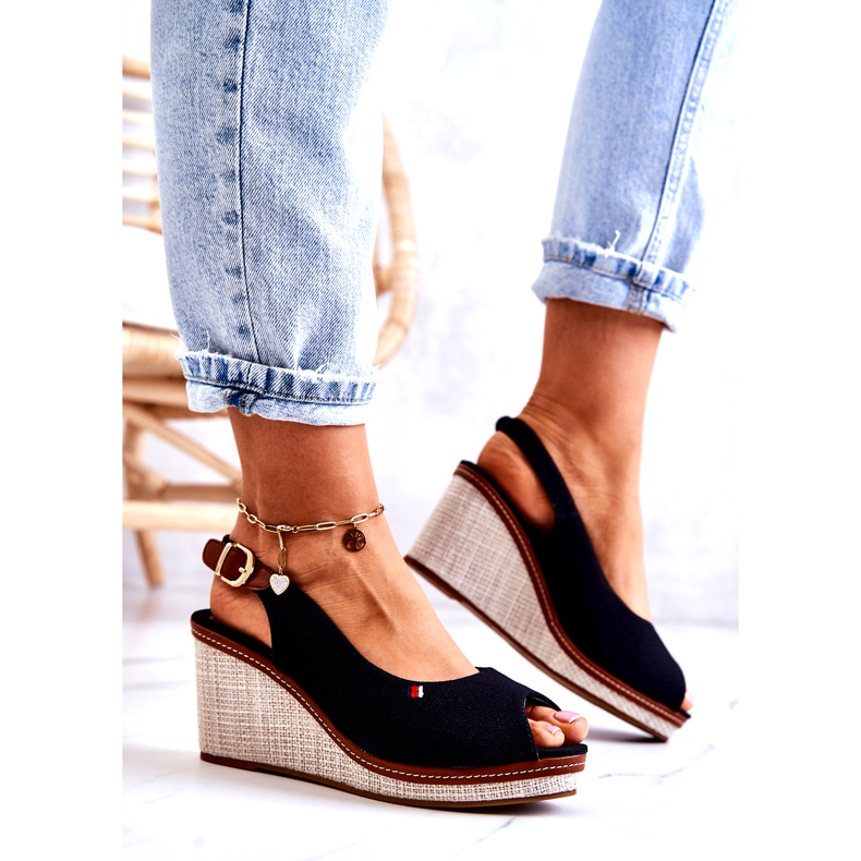 PS1 Sandale Confortabile Damă Cu Cataramă Thallas Negre negru 1 PS1 Sandale Confortabile Damă Cu Cataramă Thallas Negre negru 1