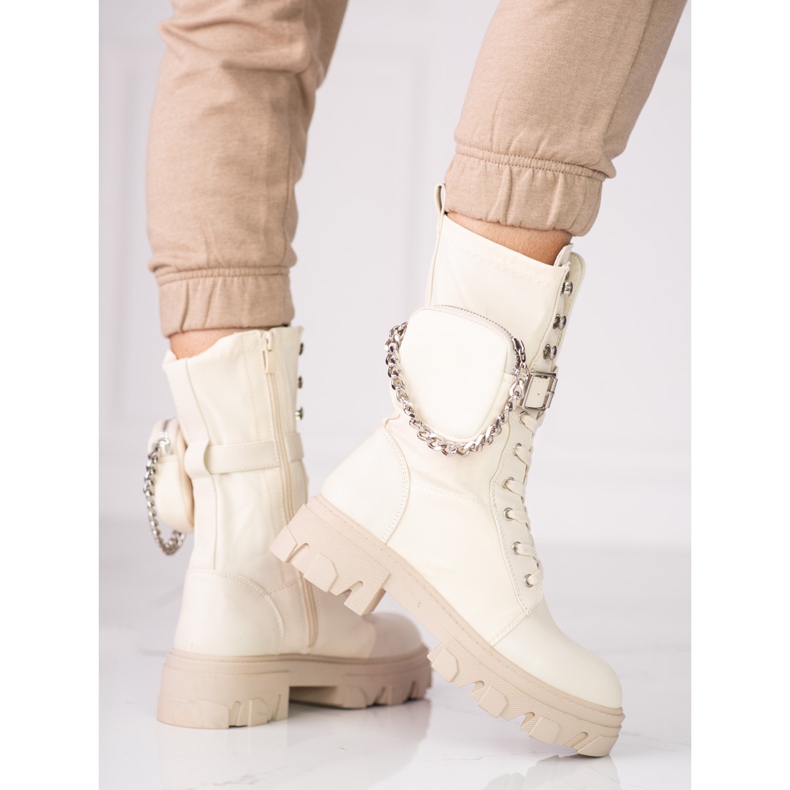 Genți de damă bej cu o geantă Shelovet 1