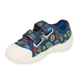 Pantofi copii Befado 907P155 albastru marin multicolor 1