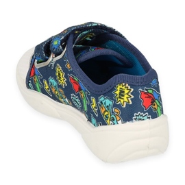 Pantofi copii Befado 907P155 albastru marin multicolor 2