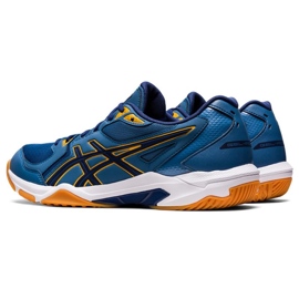 Pantofi de volei Asics Gel-Rocket 10 M 1071A054 407 albastru albastru și bleumarin 2