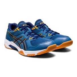 Pantofi de volei Asics Gel-Rocket 10 M 1071A054 407 albastru albastru și bleumarin 4