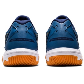 Pantofi de volei Asics Gel-Rocket 10 M 1071A054 407 albastru albastru și bleumarin 5