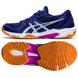 Pantofi de volei Asics Gel-Rocket 10 W 1072A056 405 albastru marin albastru și bleumarin 1