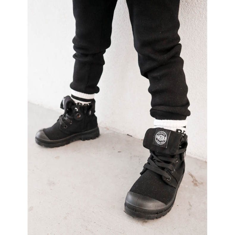 PA1 Pantofi înalți pentru copii Tobby negru 1