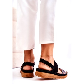 Sandale Damă Piele Maciejka 04142-20 Negru multicolor 3