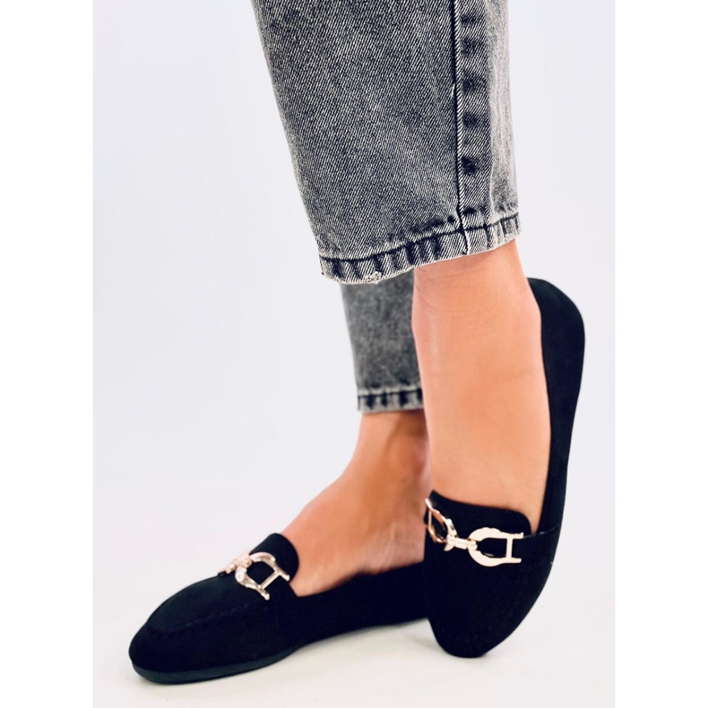 Mocasini de dama Catalina Black negru 2