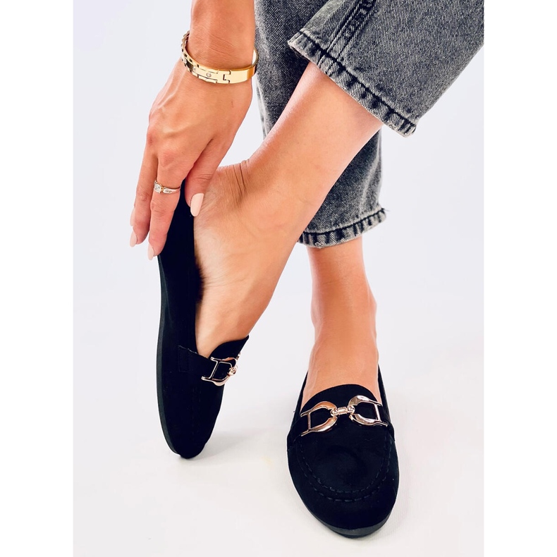 Mocasini de dama Catalina Black negru 1