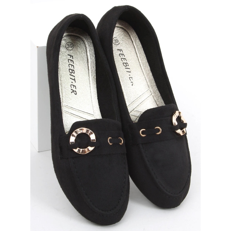 Mocasini de dama Arun Black negru 2