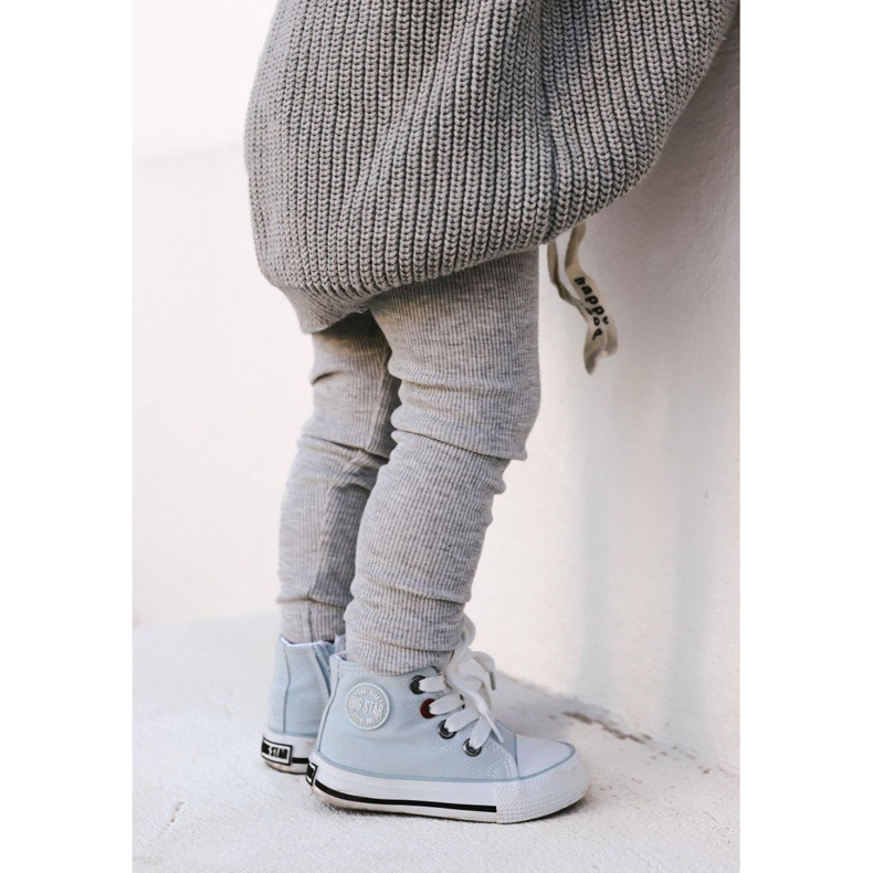 Pantofi înalți pentru copii cu fermoar Big Star HH374088 Albastru 1