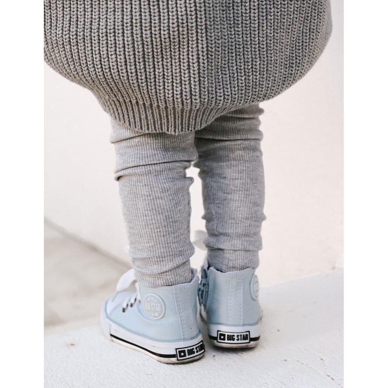 Pantofi înalți pentru copii cu fermoar Big Star HH374088 Albastru 2