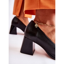 Pompi Piele Cu Lant Laura Messi 2515 Negru 1