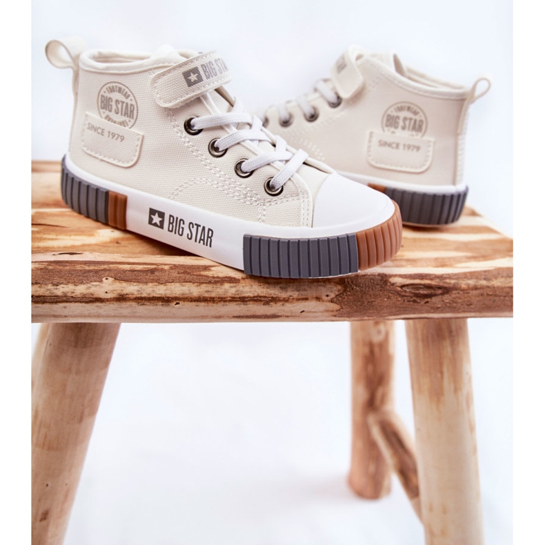 Pantofi înalți pentru copii Big Star KK374015 Alb 1